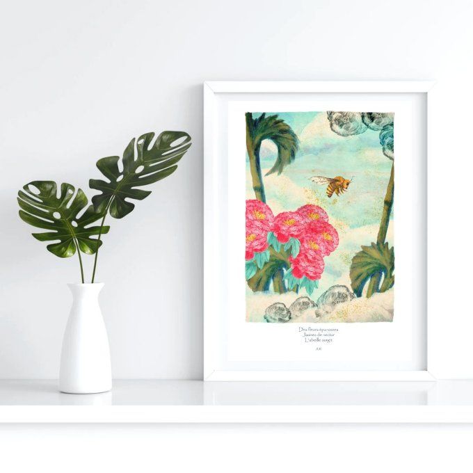 L'abeille et les fleurs